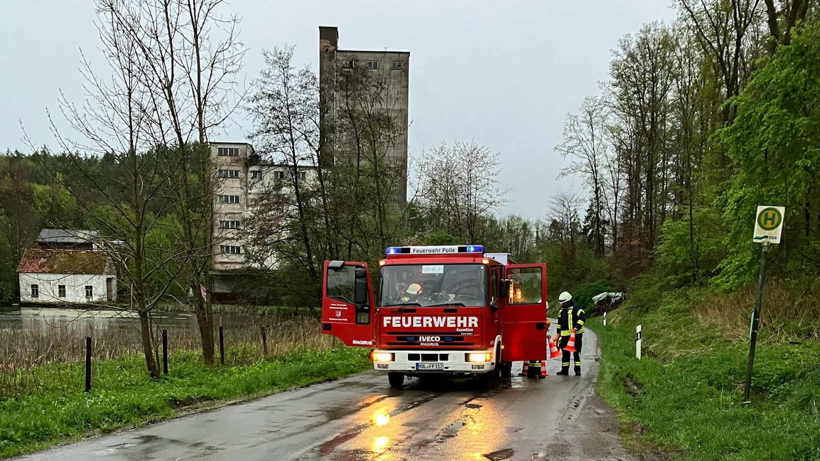 Unwetter hält Feuerwehren in Holzminden und Bodenwerder-Polle auf Trab