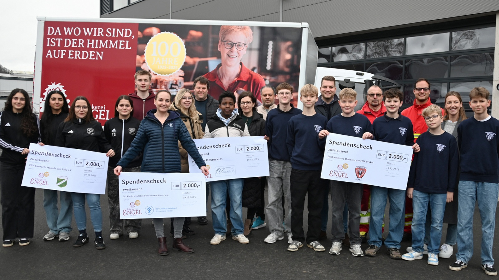10.000 Euro für den guten Zweck: Bäckerei Engel unterstützt fünf Vereine aus der Region