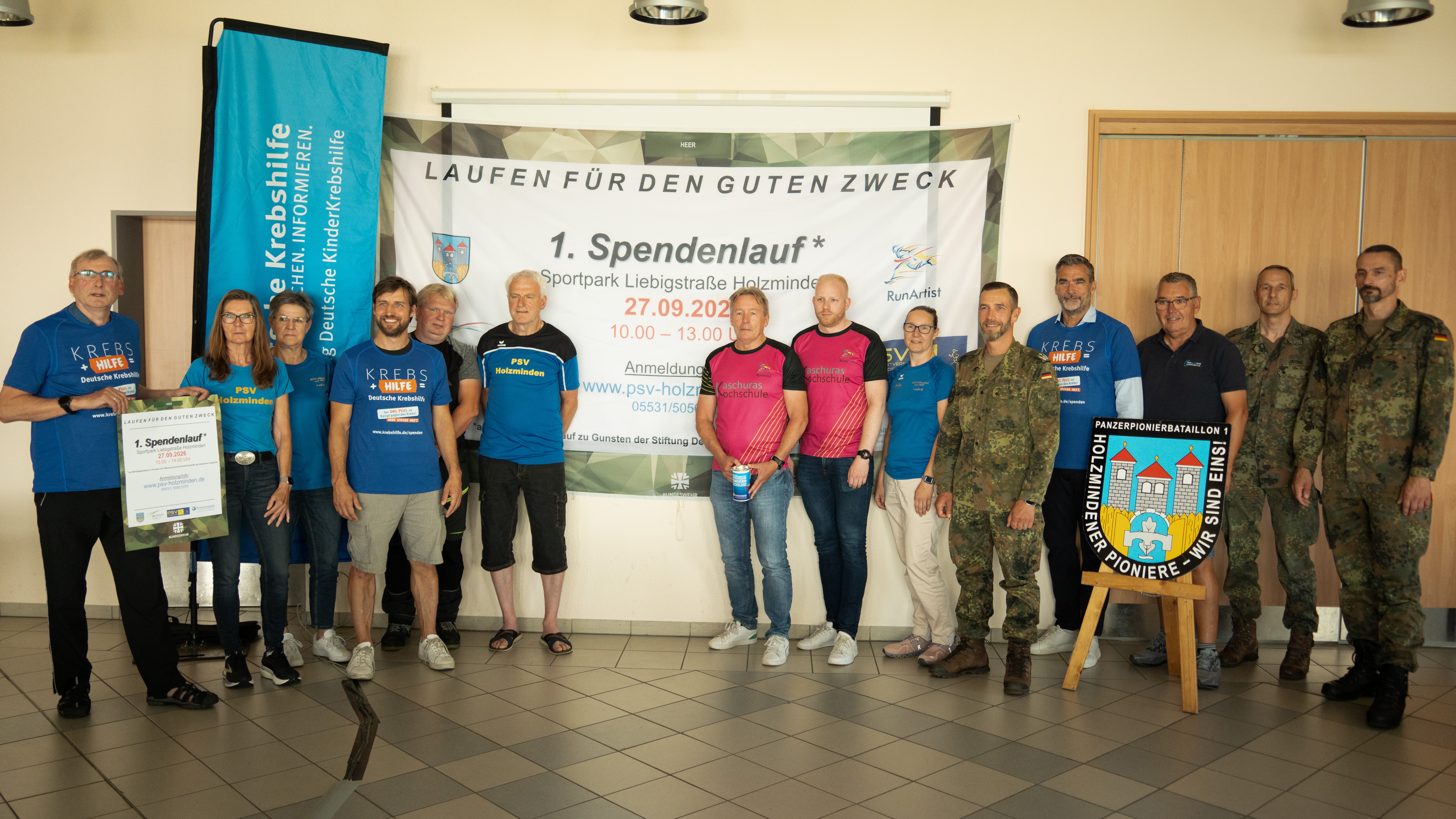„Laufen für den guten Zweck“: Spendenlauf wird Teil des großen Septemberwochenendes