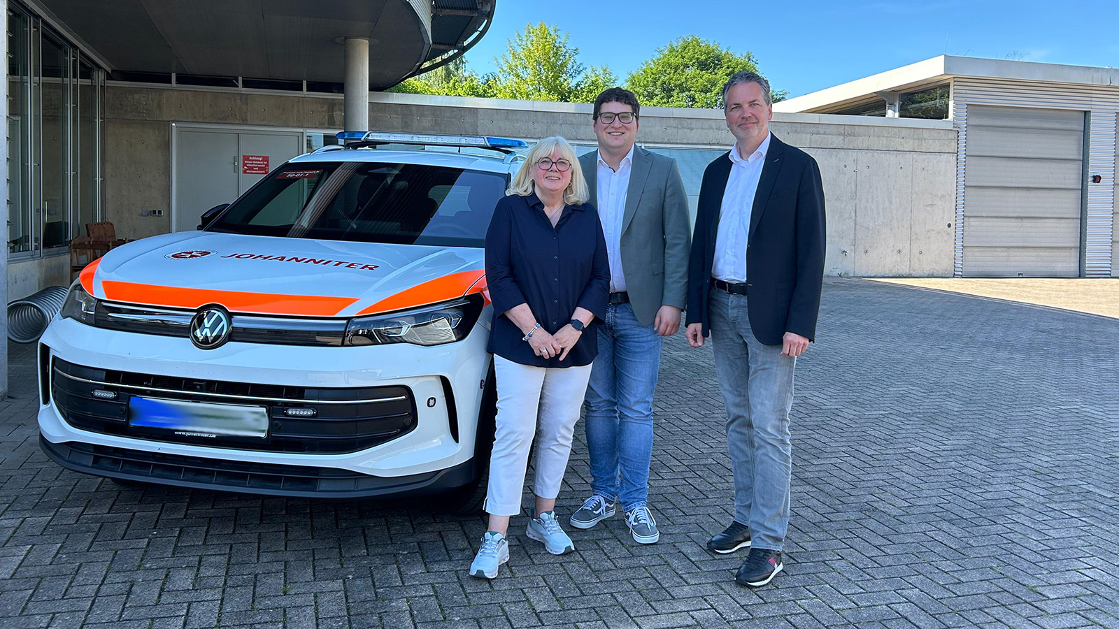 Bjarne Allruth informiert sich über die Arbeit der Johanniter im Landkreis Holzminden