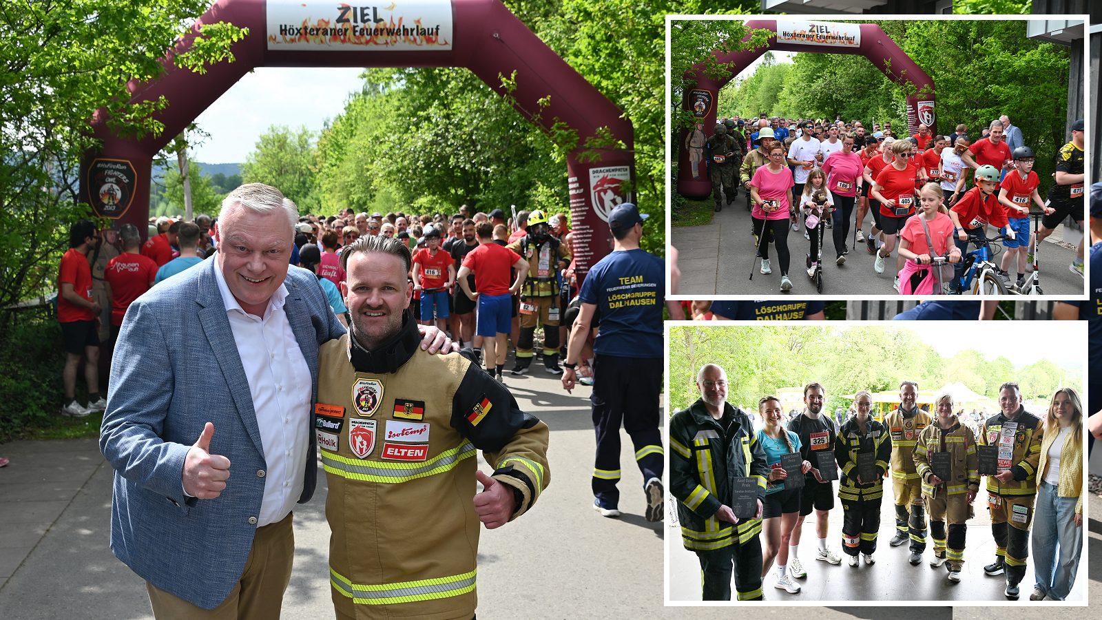 600 Teilnehmende setzen beim Höxteraner Feuerwehrlauf ein Zeichen für den guten Zweck
