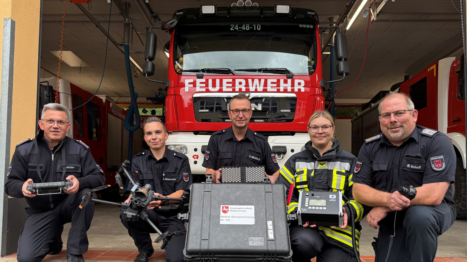Von Cell Broadcast bis Drohne: So warnt der Landkreis Northeim bei außergewöhnlichen Gefahrenlagen