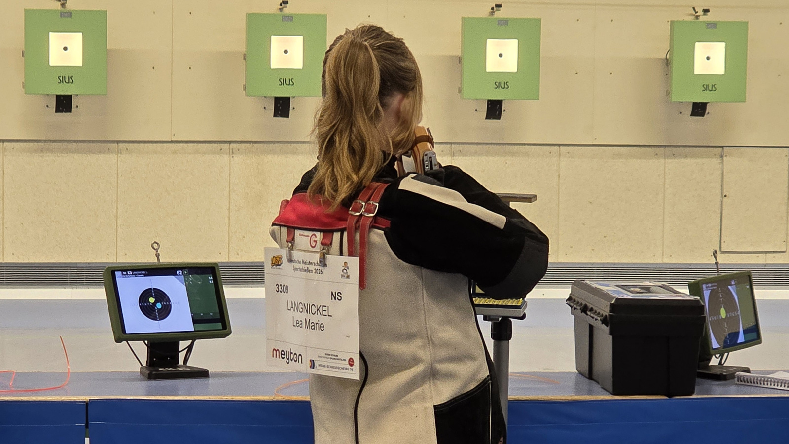 Lea Marie Langnickel vertritt Einbecker Schützengilde bei Deutscher Meisterschaft in München