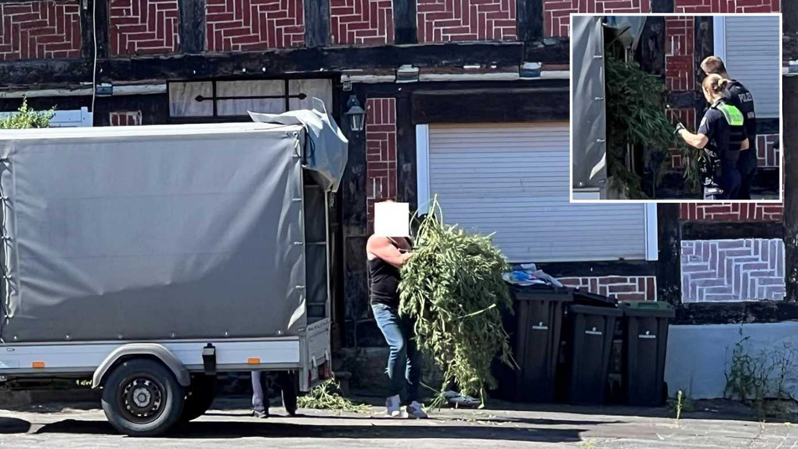 Razzia in Bredenborn: Polizei durchsucht Haus an der „Nieheimer Straße“