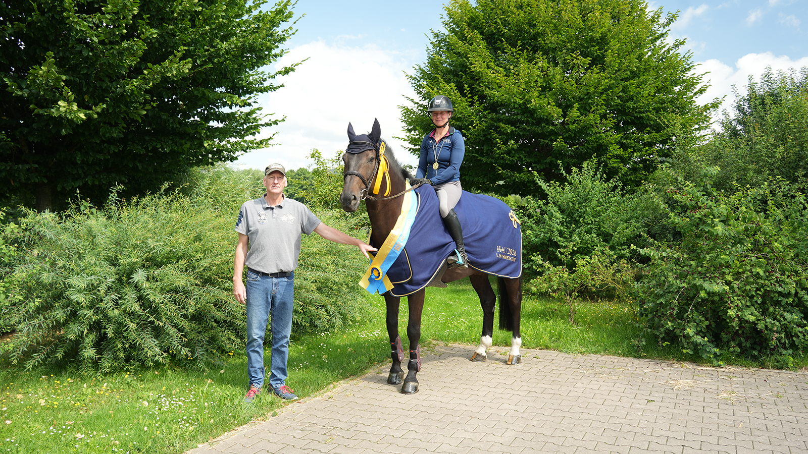 Hilke Wohlgemuth gewinnt mit Copy and Paste GS den Landesmeistertitel der Springreiterinnen in Luhmühlen