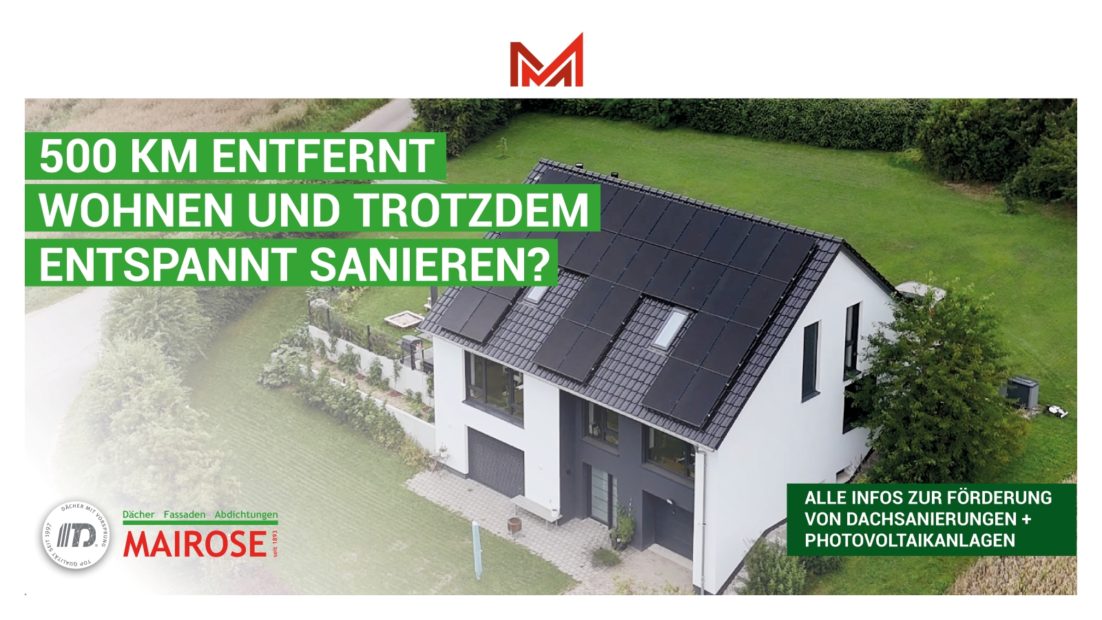 500 km entfernt wohnen und trotzdem völlig entspannt sanieren? 