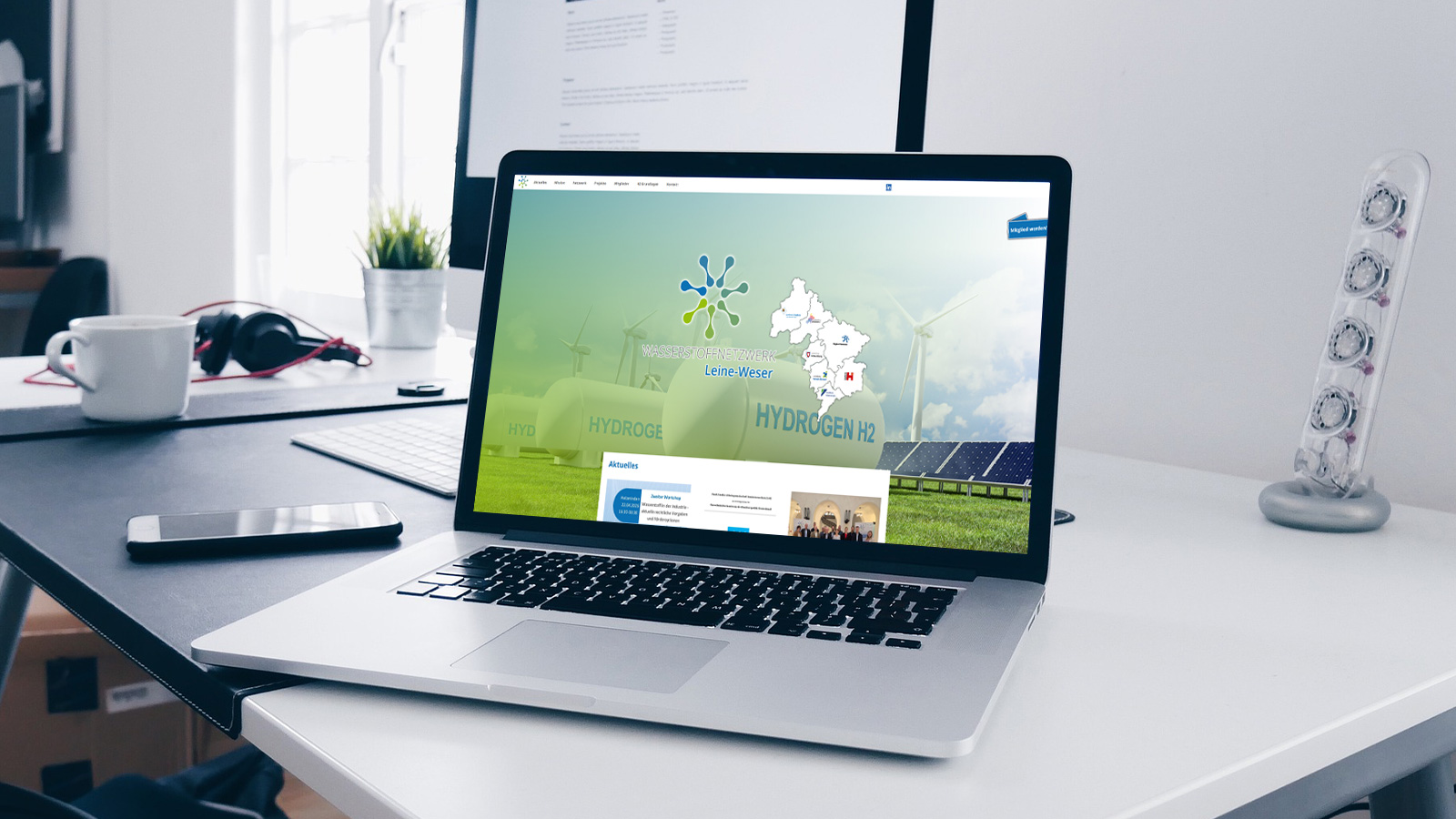 Neue Website des Wasserstoffnetzwerk Leine-Weser bündelt Informationen für die gesamte Region