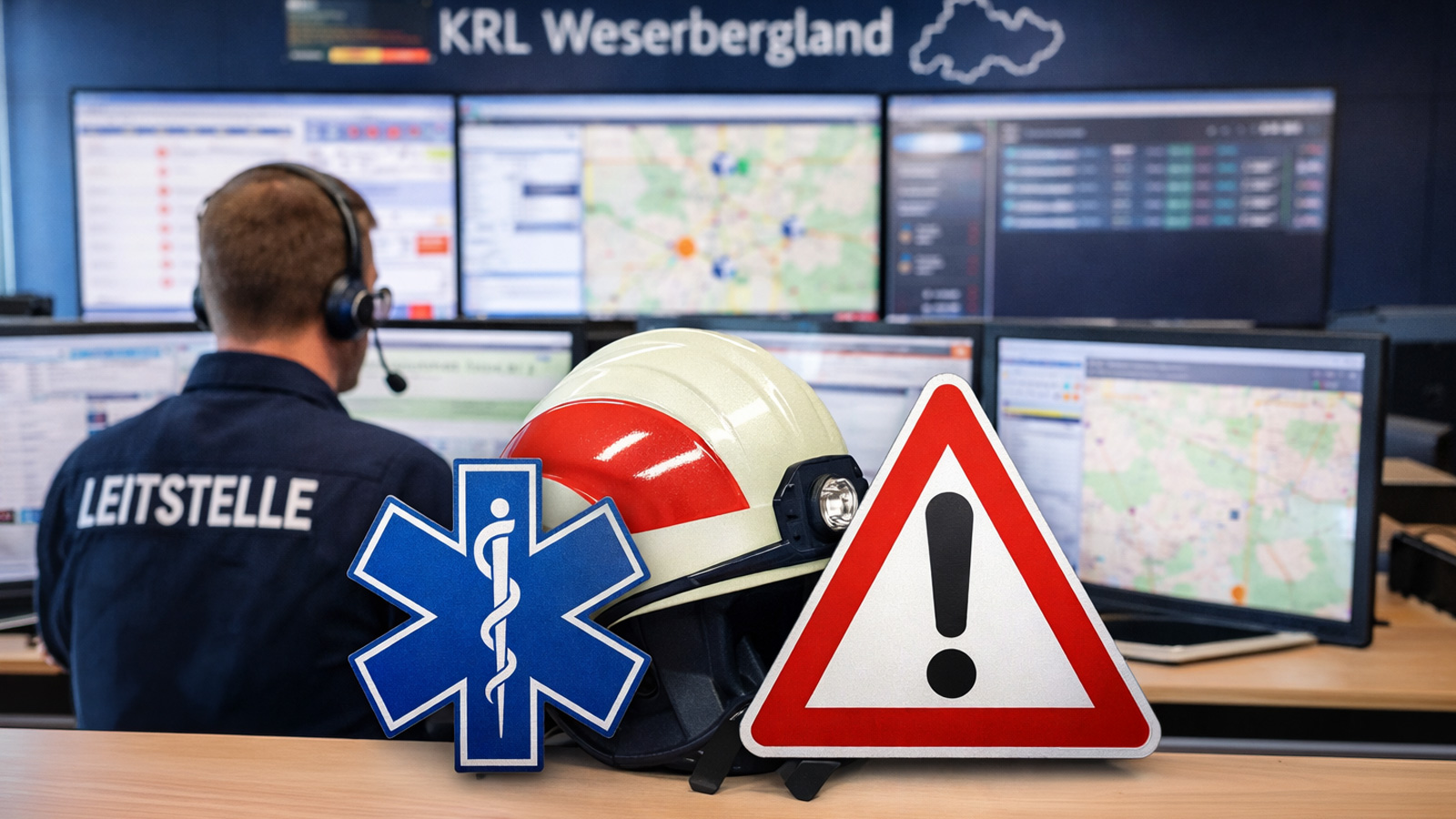 Tausende Notrufe, sinkende Einsätze: So arbeitete die KRL Weserbergland 2025