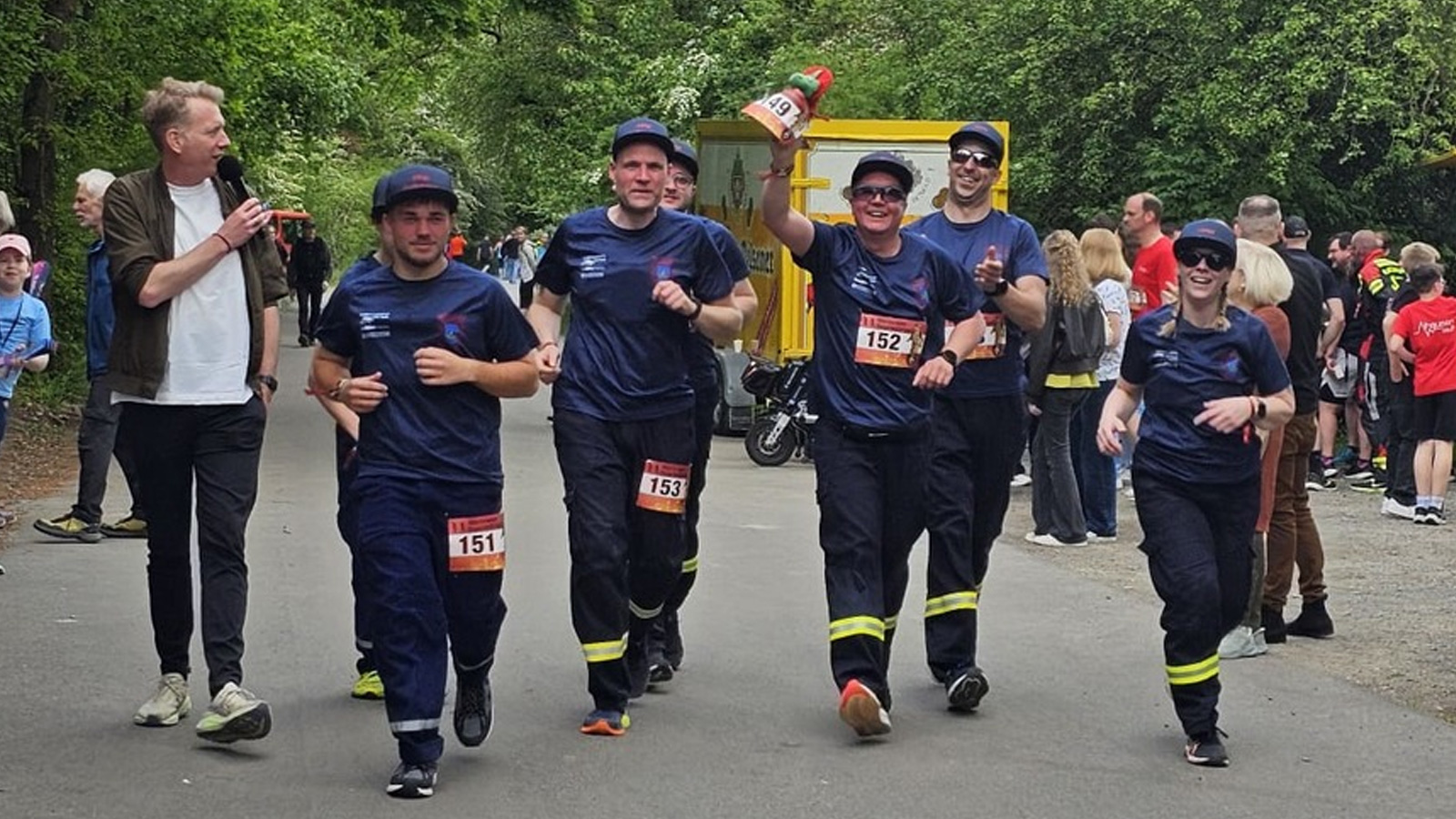 Löschgruppe Dalhausen nimmt erfolgreich am 11. HXFireRun in Höxter für den guten Zweck teil